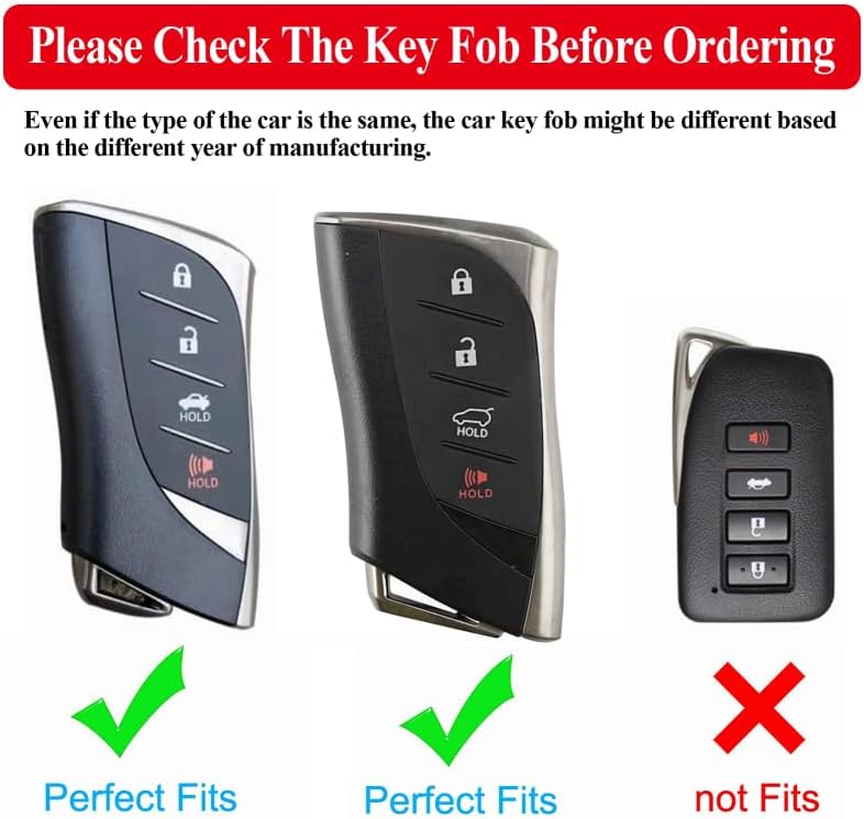 Cacacar Key Fob Cover for Lexus Models - Image 2