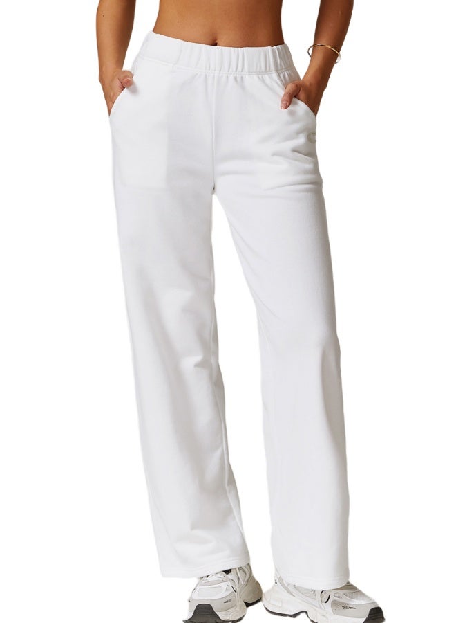 KAWN.YOGA Womens Mid Waist Oversized Wide Leg Joggers  - Image 1