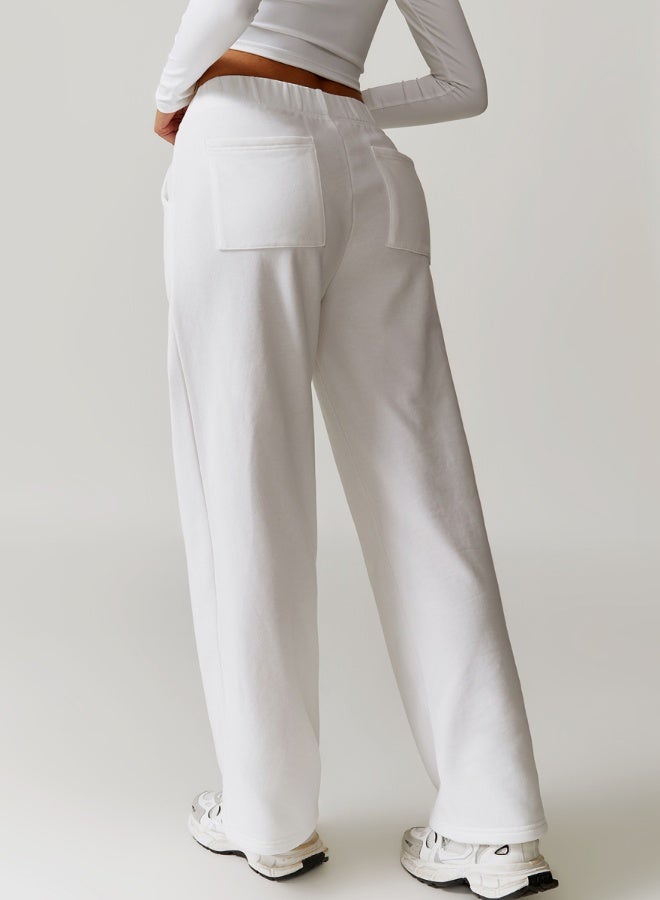 KAWN.YOGA Womens Mid Waist Oversized Wide Leg Joggers  - Image 5