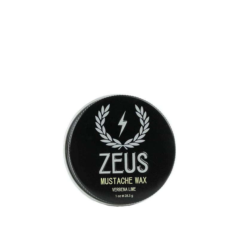 ZEUS Mustache Wax - Natural Shine, Moisturizing, Conditioning & Styling Mustache Wax, Light-Medium Hold – MADE IN USA