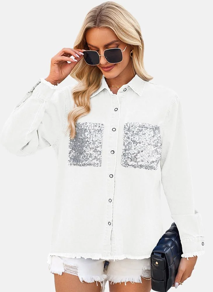 YUNIQEE White Plain Regular Fit Shirt