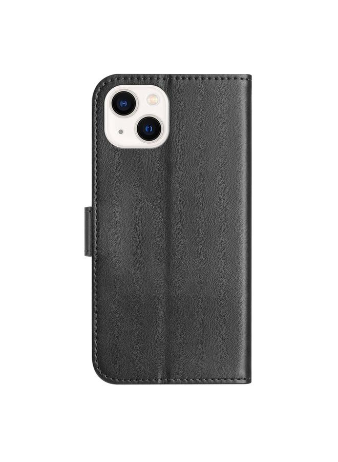 اس-توب جراب هاتف iPhone 14 من الجلد على شكل حرف S قابل للطي المزدوج - Image 3