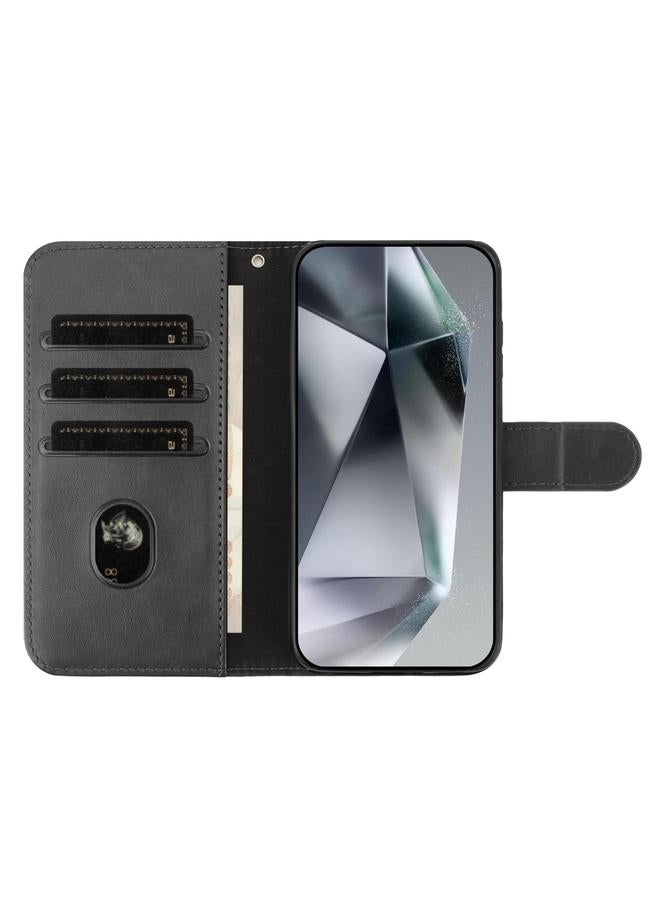 اس-توب جراب هاتف iPhone 14 من الجلد على شكل حرف S قابل للطي المزدوج - Image 4