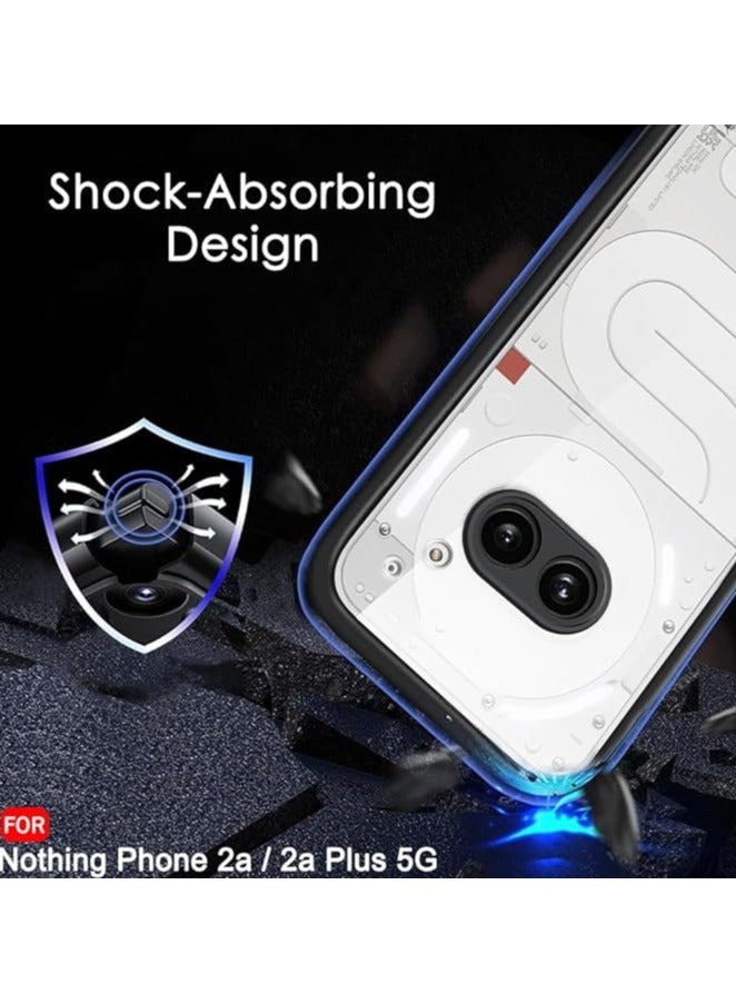 Clear Case for Nothing Phone 2a Plus 2024 Transparent Hard PC Back u0026 Soft TPU Bumper 【Not Yellowing】 Shockproof Protective Phone Case Slim Fit Thin Cover for Nothing Phone (2a) Plus 2024 - Image 5