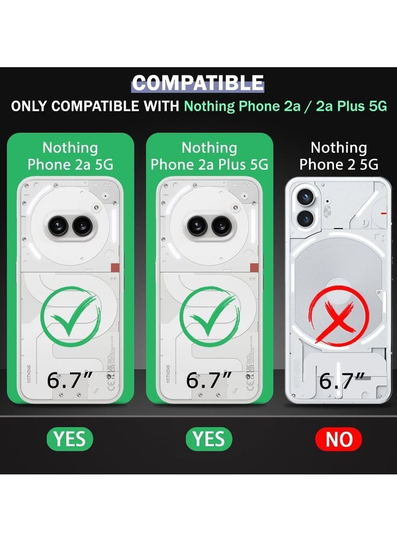 Clear Case for Nothing Phone 2a Plus 2024 Transparent Hard PC Back u0026 Soft TPU Bumper 【Not Yellowing】 Shockproof Protective Phone Case Slim Fit Thin Cover for Nothing Phone (2a) Plus 2024 - Image 2