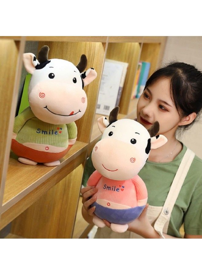 Tickles Cool Cow Soft Stuffed Plush Animal Toy For Kids Birthday Gift (Color: Mayvary; Size: 35 Cm) - Image 1