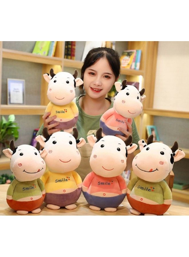 Tickles Cool Cow Soft Stuffed Plush Animal Toy For Kids Birthday Gift (Color: Mayvary; Size: 35 Cm) - Image 3