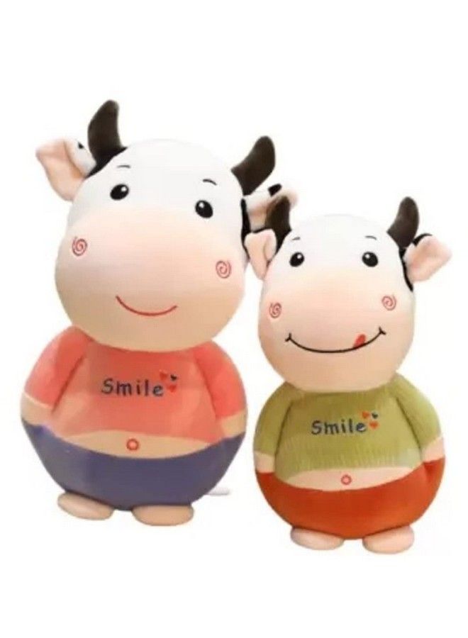 Tickles Cool Cow Soft Stuffed Plush Animal Toy For Kids Birthday Gift (Color: Mayvary; Size: 35 Cm) - Image 4