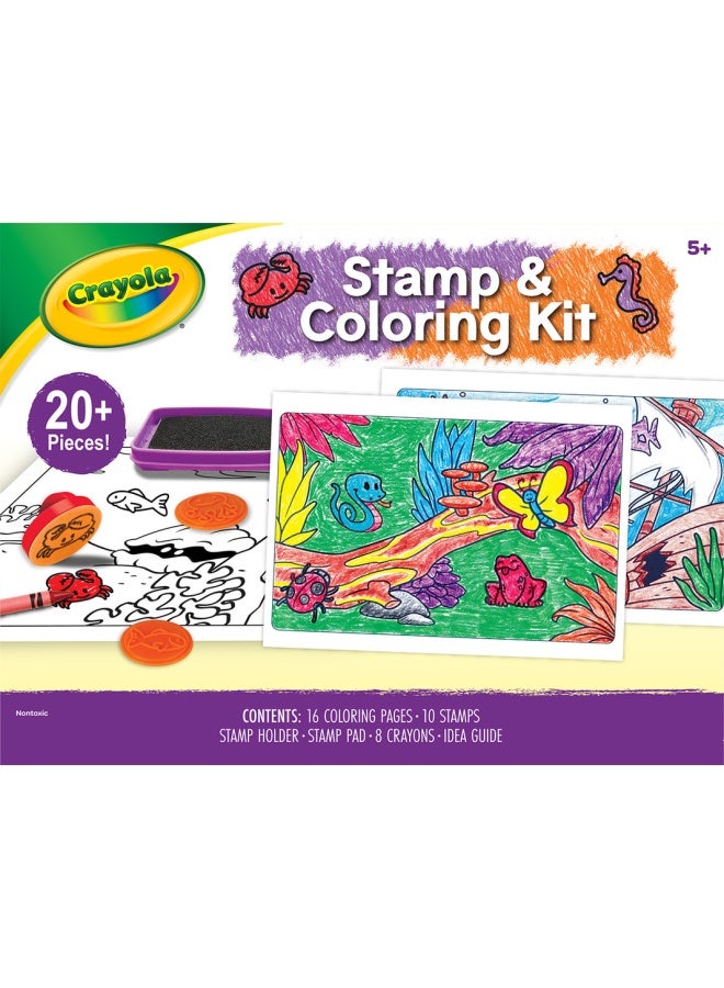Crayola مجموعة الطوابع والتلوين - Image 1
