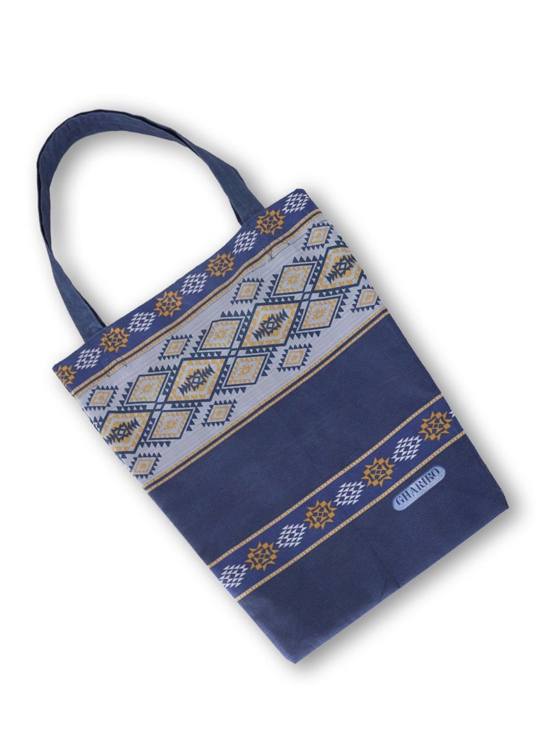 Gharibo Bags - casual printed satin triangle tote  bag T230022A - Image 1