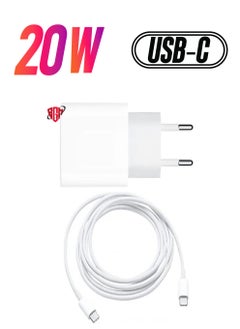 20W Original Phone Fast Charger With Cable For Apple iPhone