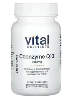 Vital Nutrients Coenzyme Q10 300 mg 30 Vegan Capsules 