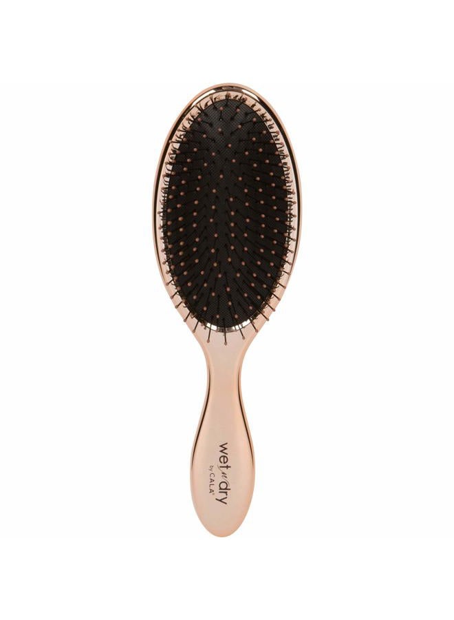 CALA Wet-n-dry metallic rose gold hair brush - Image 1