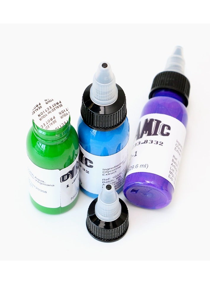 null - 1pc Color Tattoo Ink, Smooth Consistent 30ml Tattoo Practice Color Tattoo Pigment, Vegan Friendly Tattoo Color Perfect For Lining And Shading, (PD-1 Purple) - Image 1
