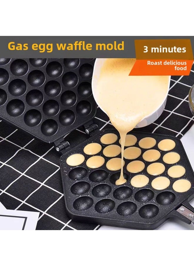 Generic - ✅✅Household Breakfast Egg Baby Plum Blossom Mold Baking Cake Machine Non-stick Double-sided Frying Pan Cake Machine Baking Tool-Specification:✤✥❥☂✤✥Five Heart-shaped Waffle Pans✤✥❥☂✤✥-Size:♥◈♤♤◈♥Black♥◈♤♤◈♥ - Image 1