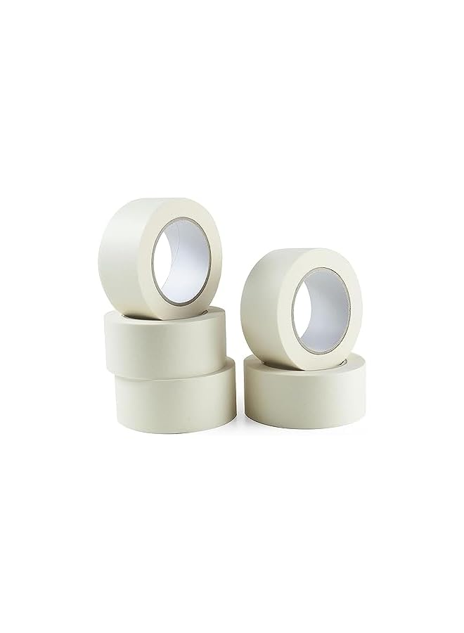 PROMASS promass 2 Inch x 50 Yards Masking Tape For Painting for Professional and DIY Painters Tape Ideal For Painting Tape Decorators Tape Perfect Low Tack Masking Tape - 1 Count  - Image 4
