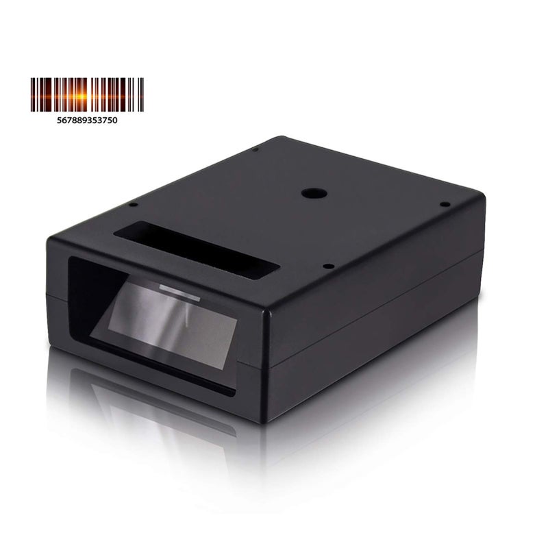 ماسح الباركود المدمج الصغير مع وحدة قارئ الباركود أحادي الأبعاد USB ذاتية الحث للمتاجر الكبيرة ومحلات بيع الكتب والتجزئة - Image 3