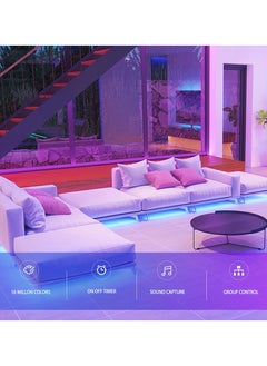 Goldfish LED Light Strip RGB Bluetooth Multi-Color Light Strip Atmosphere Light Strip Background Wall Light Strip 3M  - Image 4