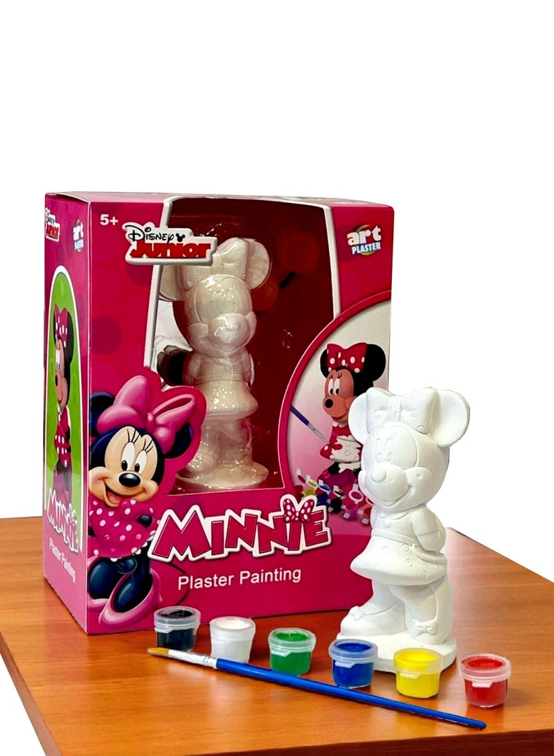 ميني تمثال ميني سيراميك مع ألوان وفرشاة