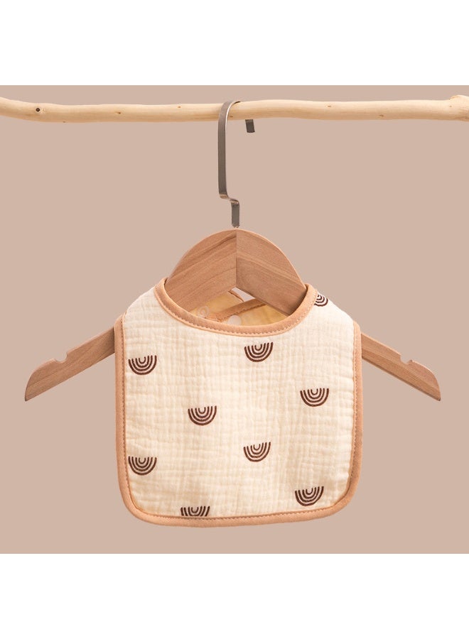 NIBEMINENT 100% Cotton Muslin Bib - The Best Choice for Your Baby - Image 1