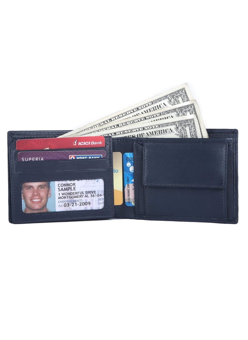 ALLKING - AM leather Bi Fold Actual Leather Wallet - Image 1