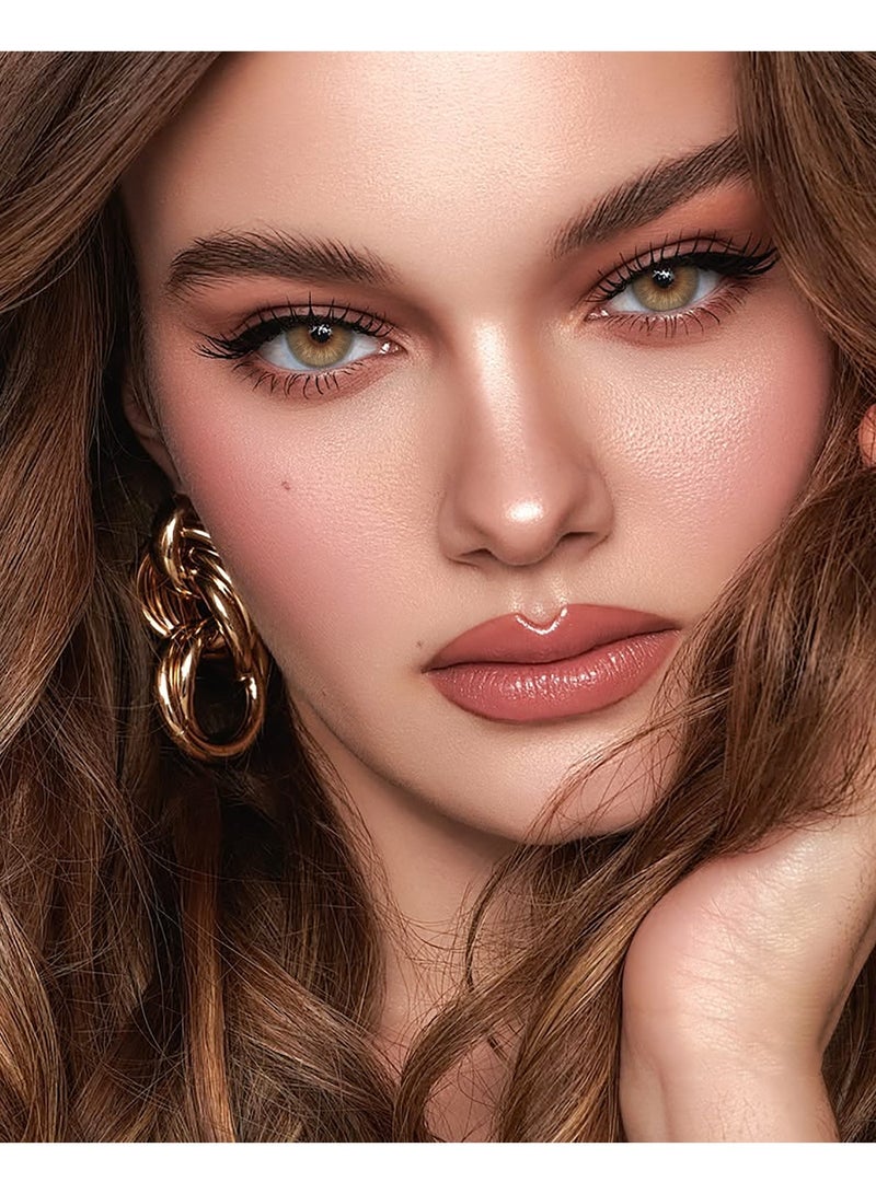 يواي عدسات لاصقة ملونة UYAAI بنية قطر 14.00 مم قابلة للتغيير سنويًا للارتداء اليومي - Image 3