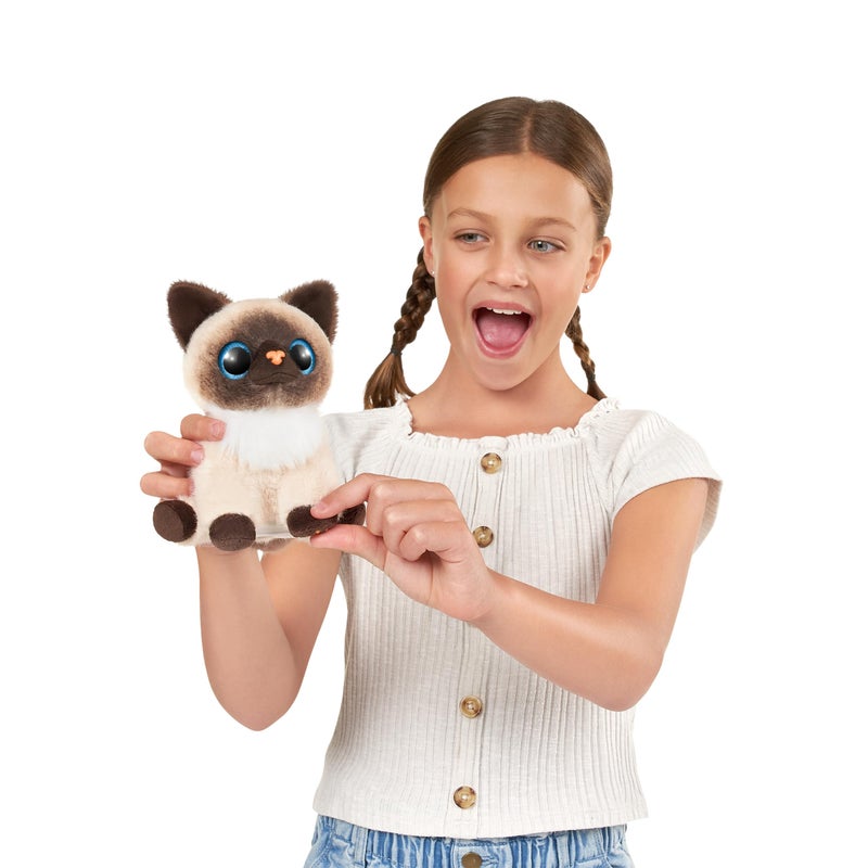 Pets Alive Smitten Kittens Surprise (Calico Cat Minx) by ZURU Nurture Play Soft Toy Unboxing Adopt Interactive 10 Sounds - Image 4