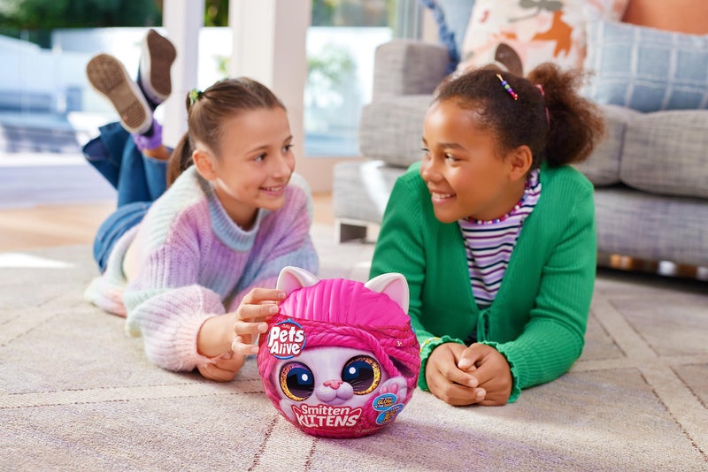 Pets Alive Smitten Kittens Surprise (Calico Cat Minx) by ZURU Nurture Play Soft Toy Unboxing Adopt Interactive 10 Sounds - Image 5