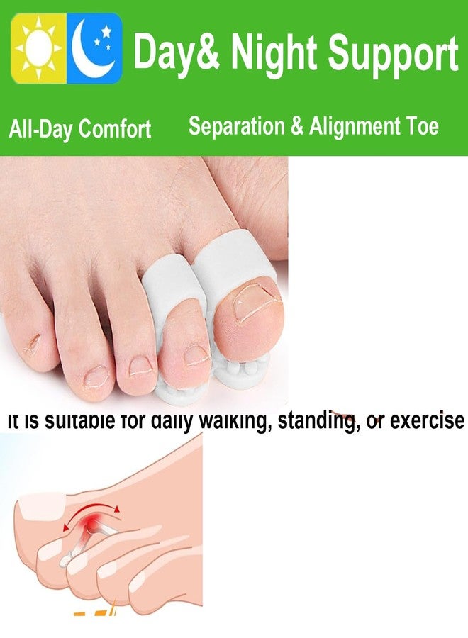 Mcvcoyh Bunion Corrector, Toe Separators with 2 Loops, Big Toe Spacer Suitable for Bunion and Overlap Toe, Infused Aloe Vera Extract - Image 3