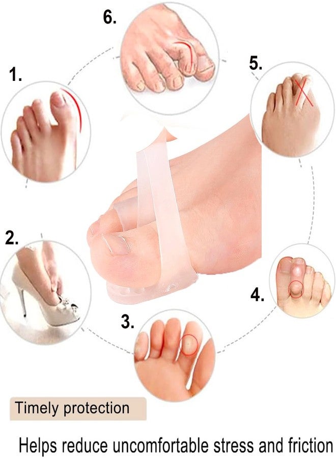 Mcvcoyh Bunion Corrector, Toe Separators with 2 Loops, Big Toe Spacer Suitable for Bunion and Overlap Toe, Infused Aloe Vera Extract - Image 4