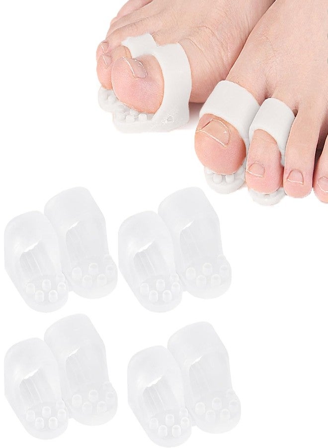 Mcvcoyh Bunion Corrector, Toe Separators with 2 Loops, Big Toe Spacer Suitable for Bunion and Overlap Toe, Infused Aloe Vera Extract - Image 1