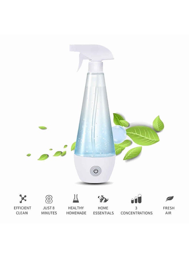 NIBEMINENT Spray Bottle White 27.5x8.4x14.3cm - Image 1