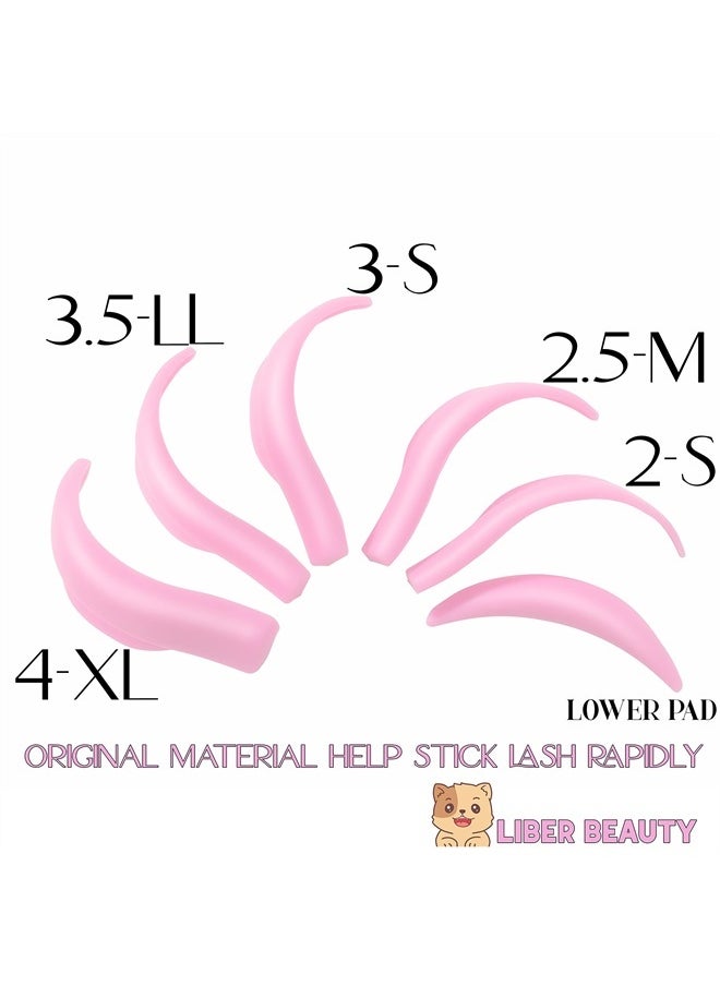 ICONSIAM - Lash lift Pad, Eyelash Perming Rod, Soft Lash Lamination Curler Shield Mega L Curl, 6 Size Lash Lifting Pads Fit All Eyes and Lashes, Lamination Roller Give Eyelashes Super Curl Never Pops Off Eyes -1 - Image 1