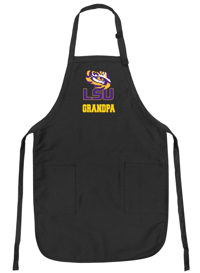 Broad Bay LSU Grandpa Aprons LSU Tigers Grandpa w/Pockets Grilling Gift Him Men - Image 1