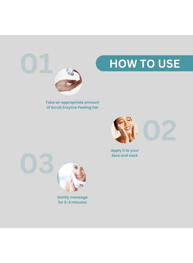 BOLIN Enzyme Peeling Gel Scrub with Vitamin E, 150g, For All Skin Types - Image 5