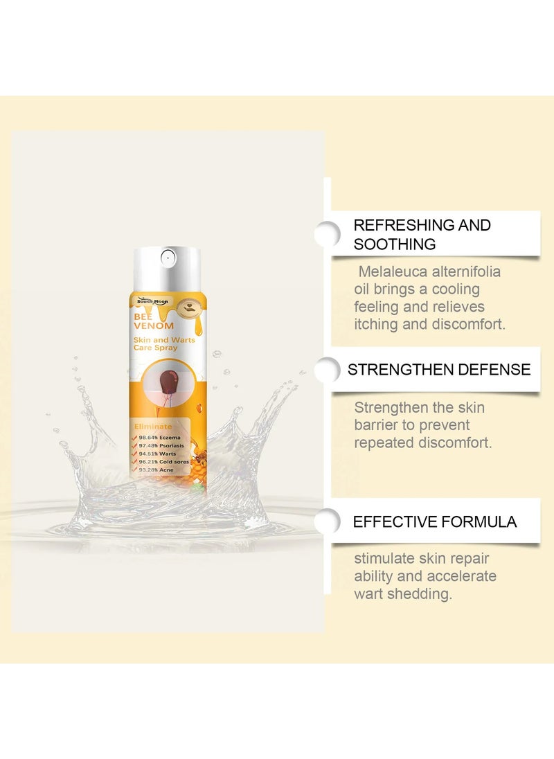 SOUTH MOON South Moon Bee Venom Skin And Warts Care Spray, Skin Tags Remover ,Skin Tag Spray ,Body Care Spray Moisturizing, Cleaning Repairing Skin 20ml  - Image 4