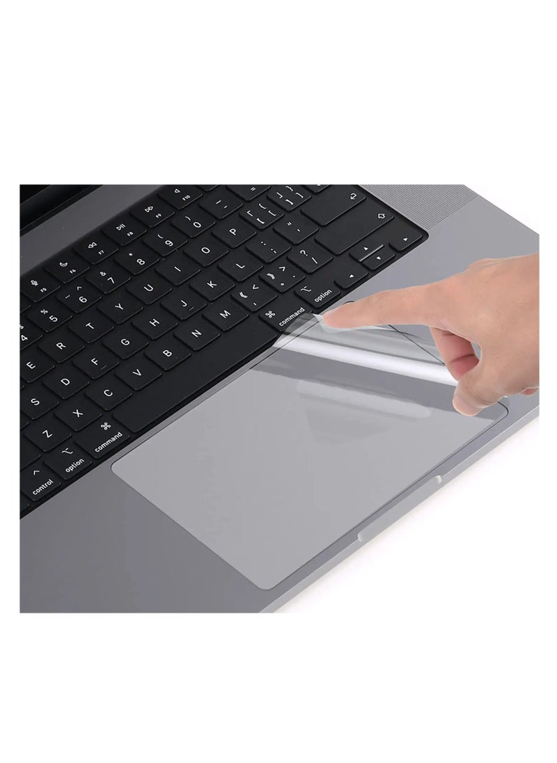 Generic 2Pack Clear Trackpad Skin Compatible with 2025 2024 2023 MacBook Pro 16 Inch M4 M3 Chip A3403 A3186 A2991 A2485 Trackpad Protector Touch Pad Cover Skin, MacBook Pro 16" Touchpad Cover Accessories,Clear  - Image 3