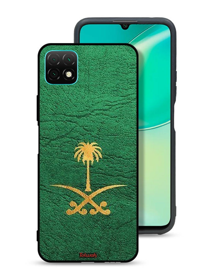 Tolwak Huawei nova Y60 Protective Case Cover Kingdom Of Saudi Arabia Sign On Leather - Image 1