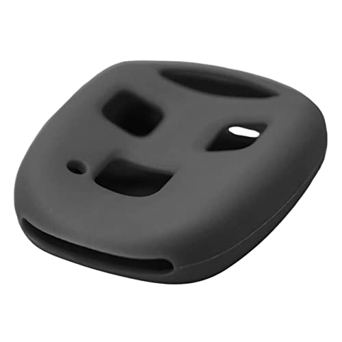 Keyless2Go Replacement for New Silicone Cover Protective Case for Remote Keys with FCC HYQ1512V N1412BBB HYQ12BBT - Black - Image 2