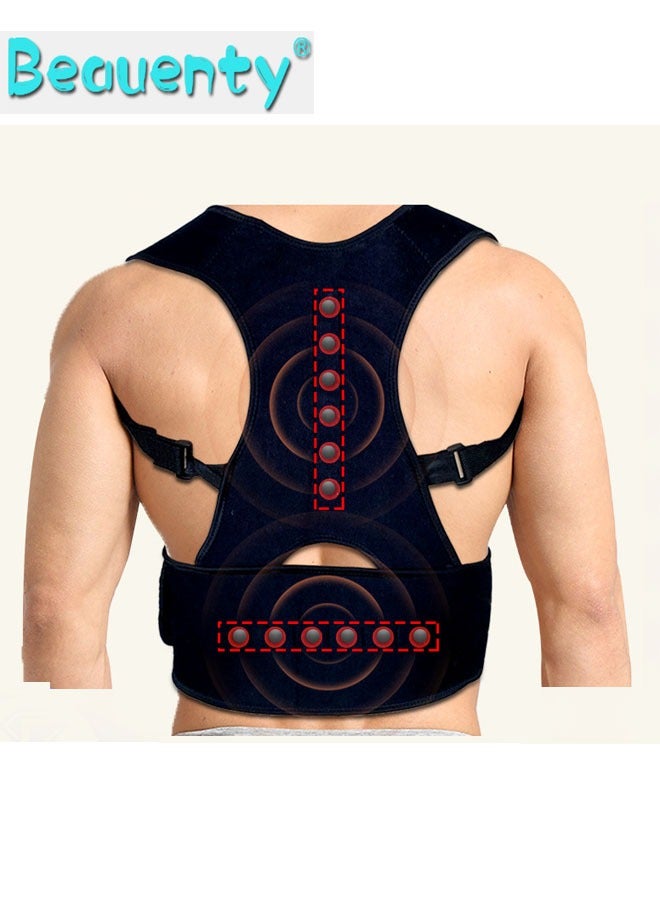 بيوينتي حزام الظهر لتصحيح القوام وفرد الأكتاف مصنوع من مادة قوية مسامية مريحة بالارتداء-قياس - Image 5