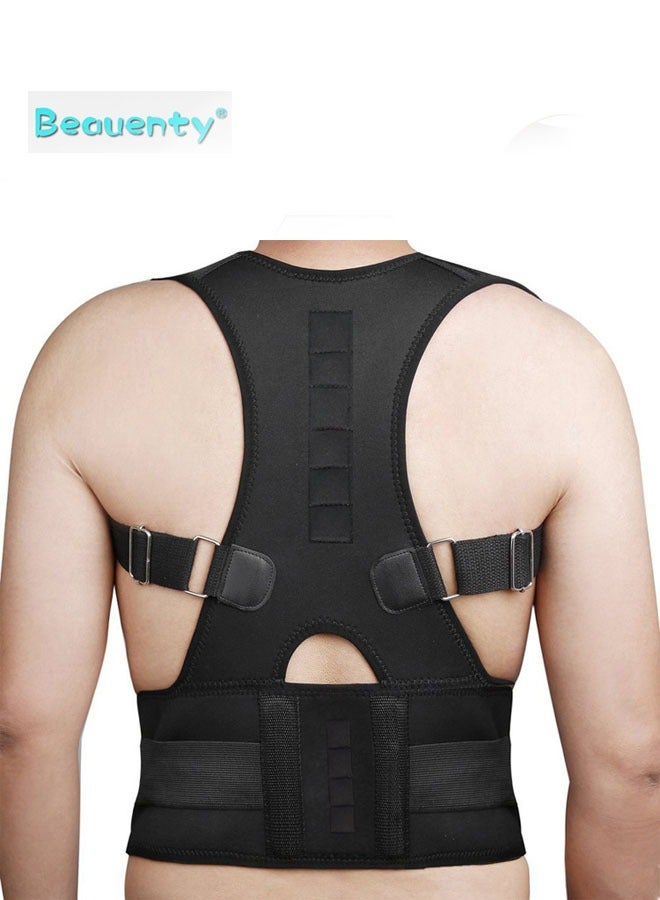 بيوينتي حزام الظهر لتصحيح القوام وفرد الأكتاف مصنوع من مادة قوية مسامية مريحة بالارتداء-قياس - Image 4