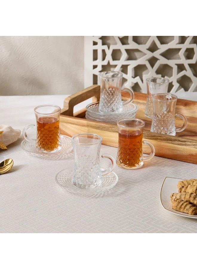 Home Box Popus 12-Piece Istikan Cup Set with Saucer 110 ml