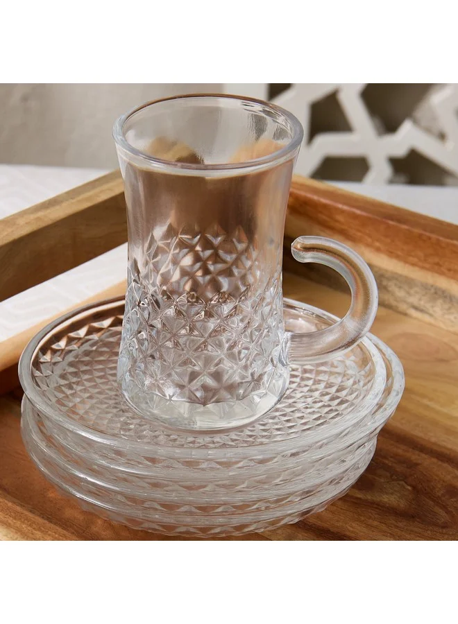 Home Box Popus 12-Piece Istikan Cup Set with Saucer 110 ml