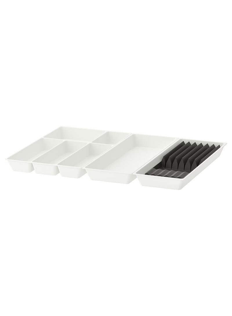 UPPDATERA Cutlery+utsl trays/tray w knife rck, 72x50 cm