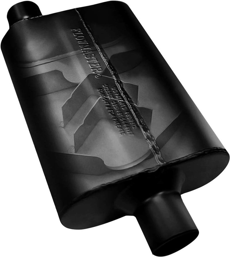 FLOWMASTER NEW FLOWMASTER SUPER 44 SERIES CHAMBERED MUFFLER,3.00" CENTER IN,2.50" DUAL OUT,BLACK FINISH - Image 3