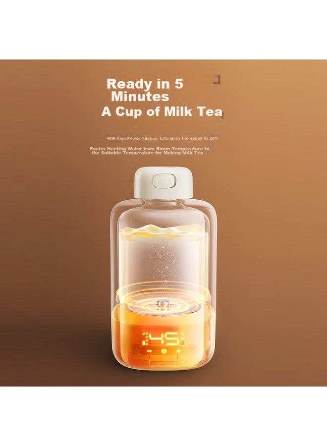 Skuld Portable Milk Warmer, Constant Temperature Kettle, Wireless Baby Milk Warmer, For Outdoor Use, T5 Fast Charging Version - Image 4