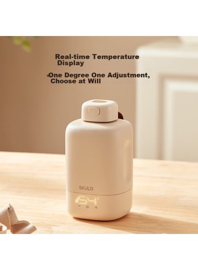 Skuld Portable Milk Warmer, Constant Temperature Kettle, Wireless Baby Milk Warmer, For Outdoor Use, T5 Fast Charging Version - Image 1