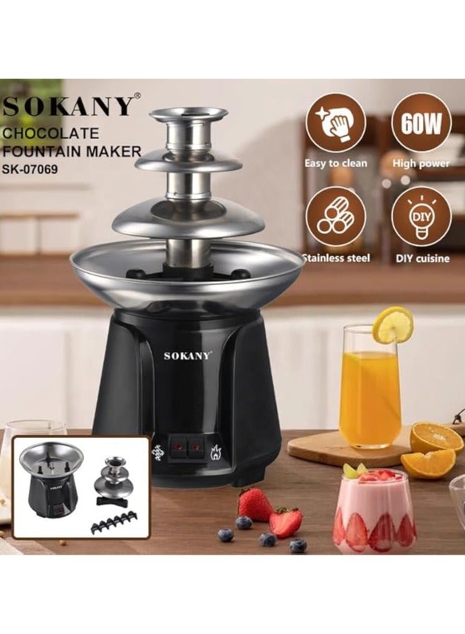 سوكاني SK-07069 نافورة شوكولاته استنالس سوكانى 60وات - Image 3