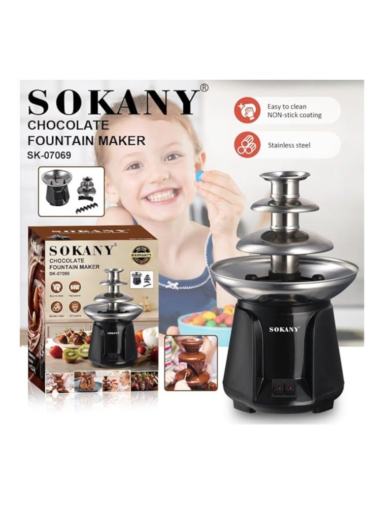سوكاني SK-07069 نافورة شوكولاته استنالس سوكانى 60وات - Image 1