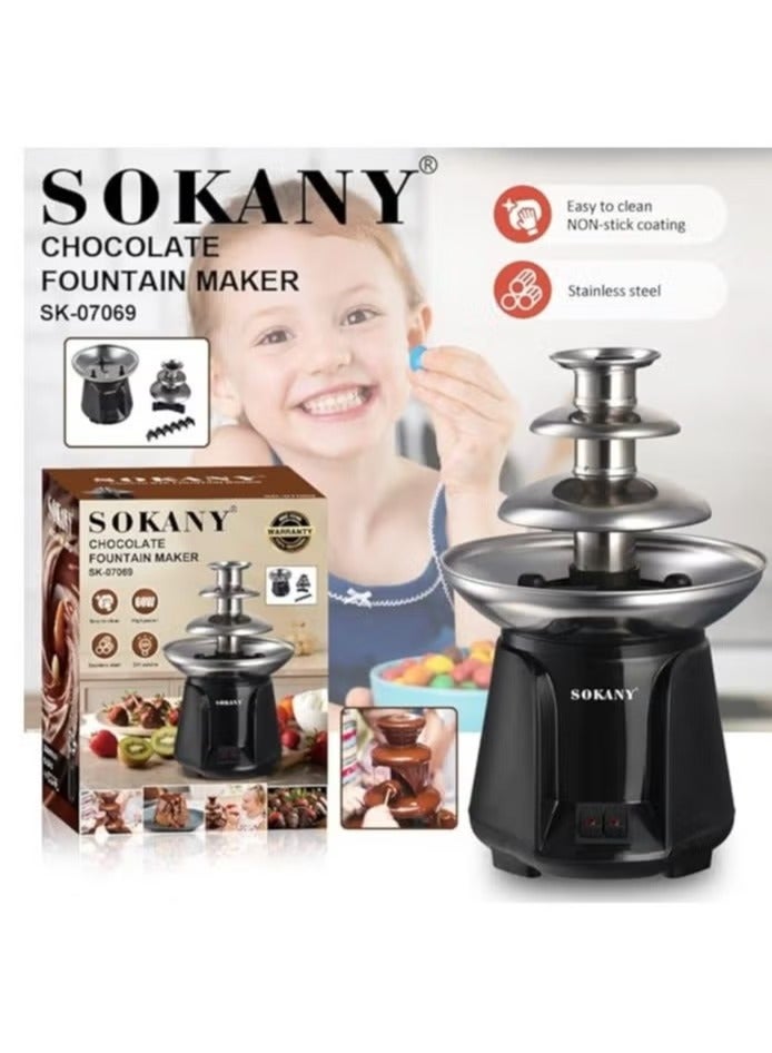 سوكاني SK-07069 نافورة شوكولاته استنالس سوكانى 60وات - Image 4